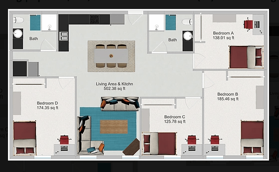 4 Bedrooms 2 Bathrooms Apartment for rent at Northstar Dinkytown in Minneapolis, MN