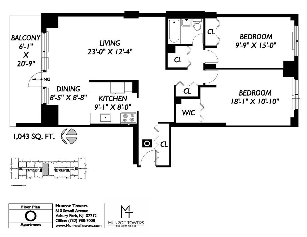 Munroe Towers Apartments Asbury Park, NJ