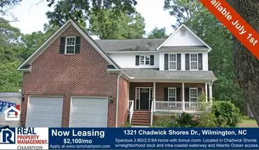 2 of 45 Spacious Home W/community Access To Intra-coastal Waterway House for rent in Sneads Ferry, NC