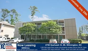 3 of 18 Upper Level 1 Bd/1 Ba Condo Near Uncw Apartment for rent in Wilmington, NC