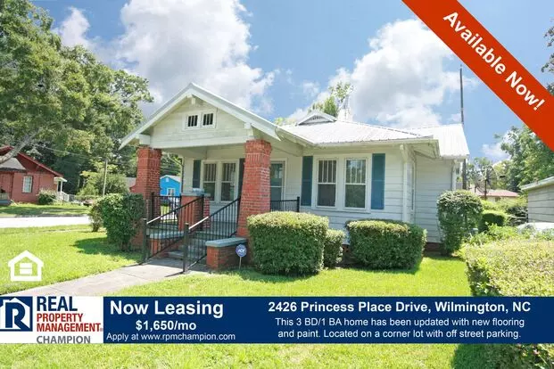 Original Charm With Fresh Updates Apartment for rent in Wilmington, NC