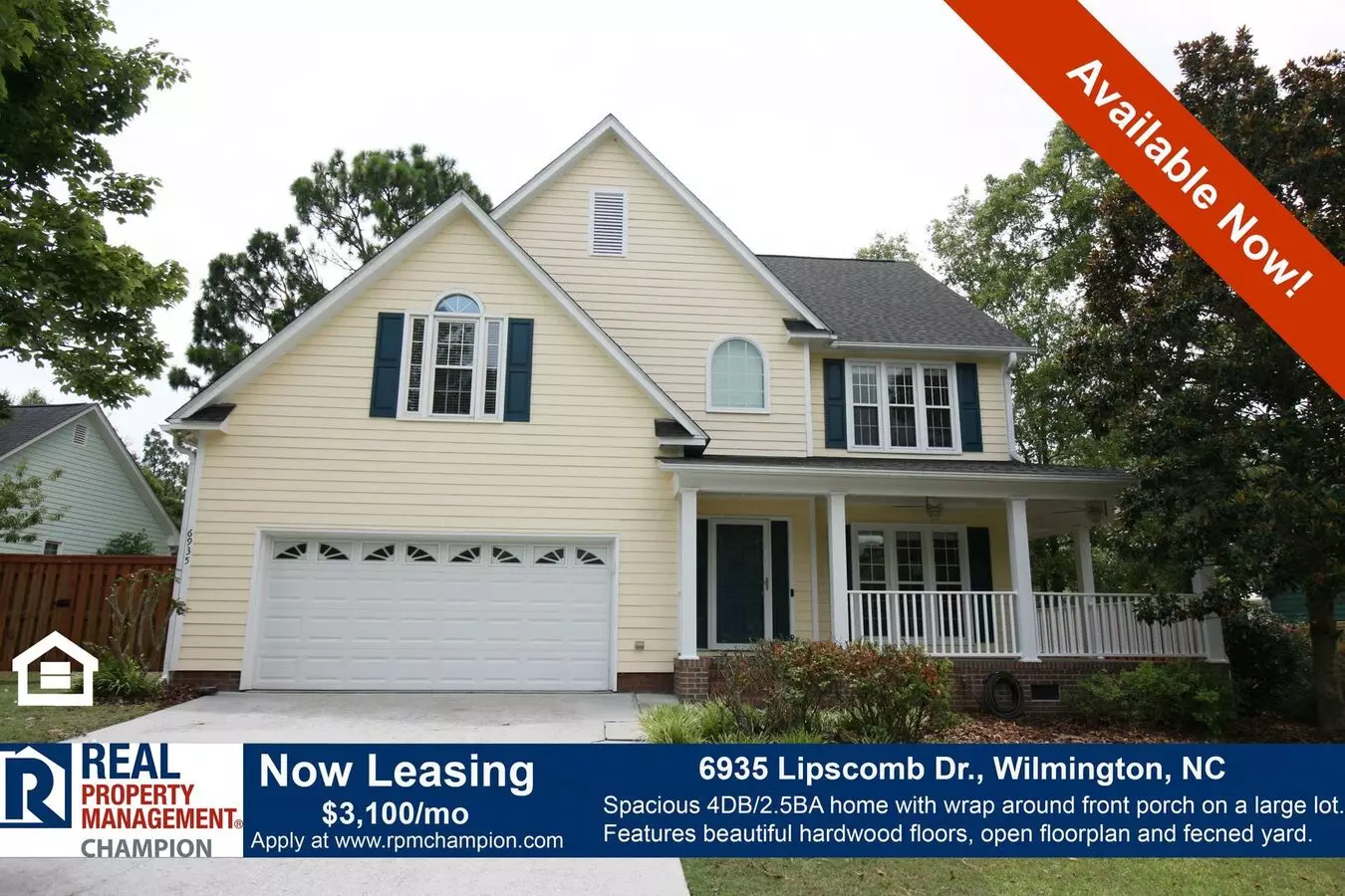 Spacious Upscale Home In Established Neighborhood House for rent in Wilmington, NC