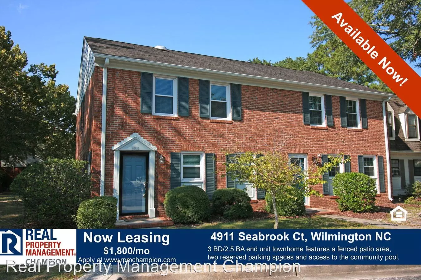 Spacious Townhouse In Central Wilmington Location House for rent in Wilmington, NC