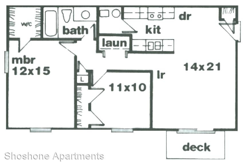 2 Bedrooms 1 Bathroom Apartment for rent at Shoshone Apartments in Lafayette, IN
