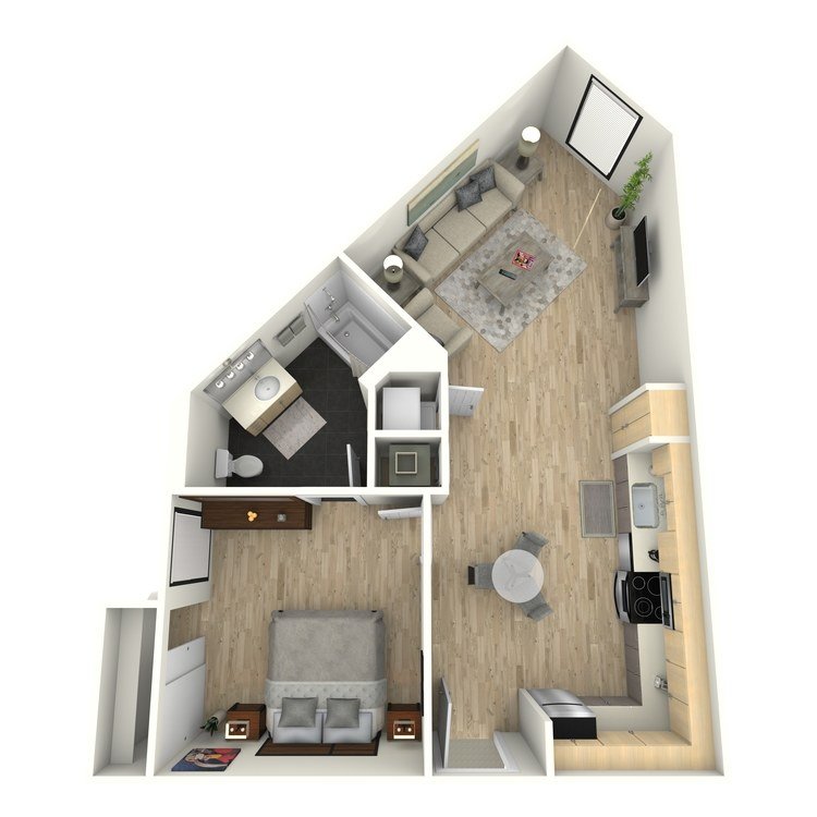 1 Bedroom 1 Bathroom Apartment for rent at Eastown Apartments in Los Angeles, CA