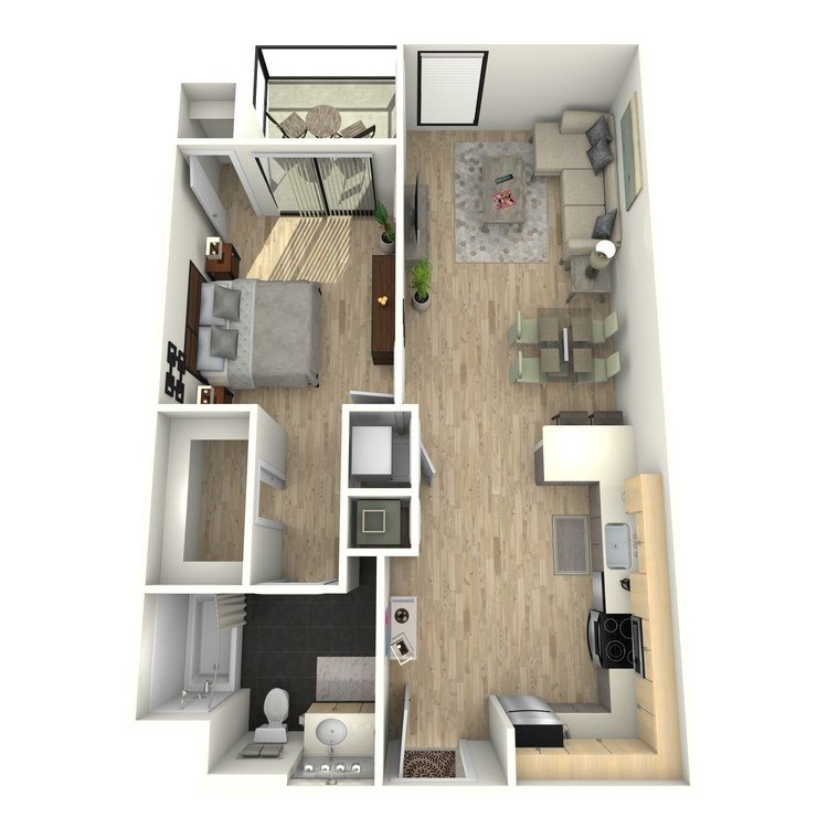 1 Bedroom 1 Bathroom Apartment for rent at Eastown Apartments in Los Angeles, CA