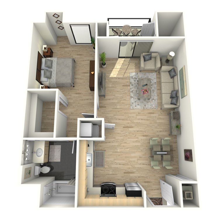 1 Bedroom 1 Bathroom Apartment for rent at Eastown Apartments in Los Angeles, CA