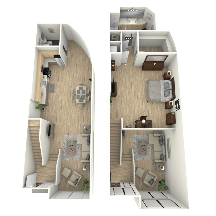 1 Bedroom 1 Bathroom Apartment for rent at Eastown Apartments in Los Angeles, CA