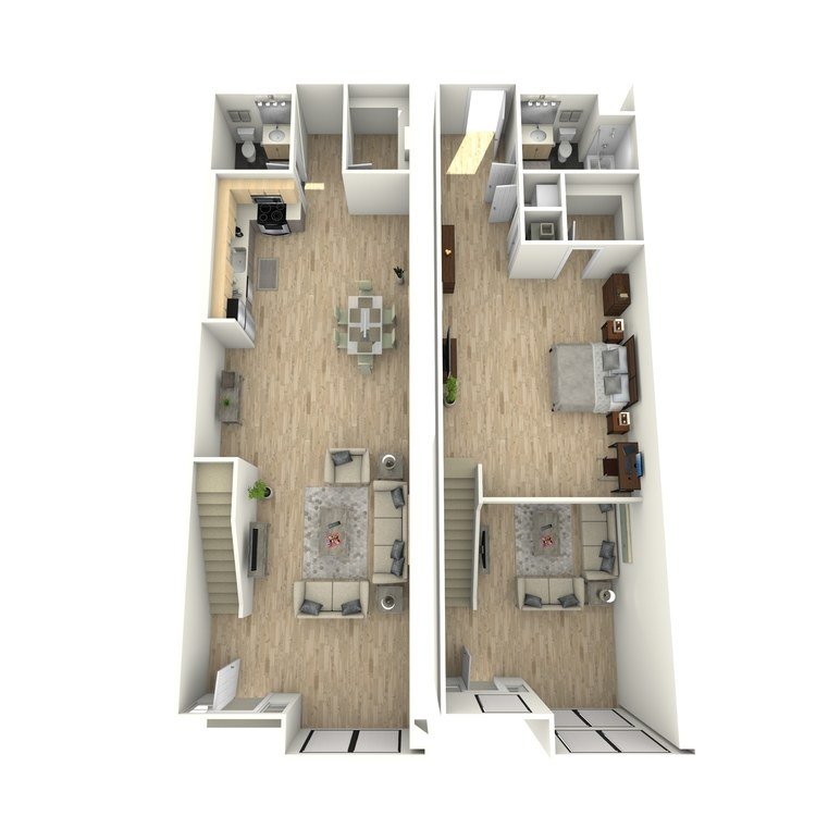 1 Bedroom 1 Bathroom Apartment for rent at Eastown Apartments in Los Angeles, CA