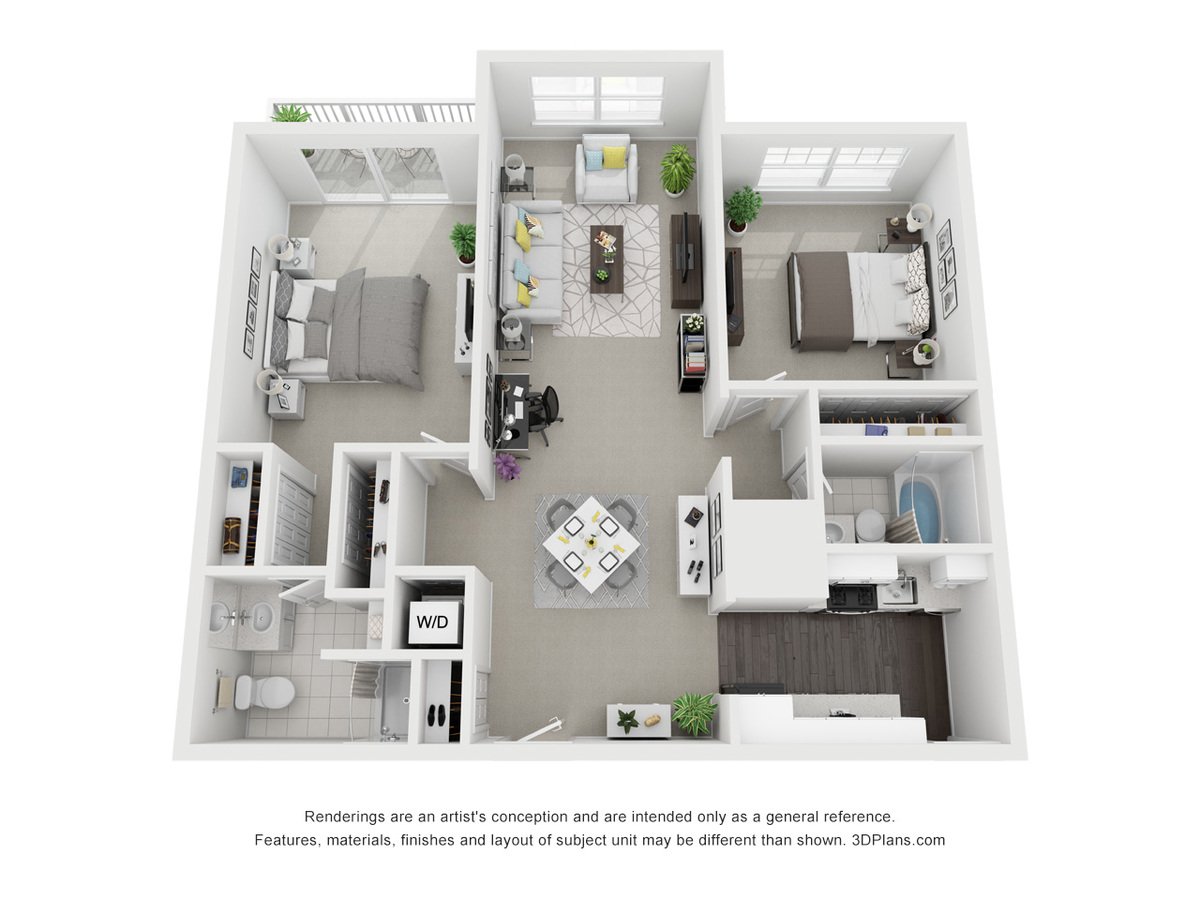 2 Bedrooms 2 Bathrooms Apartment for rent at Four Winds Apartments in Fall River, MA