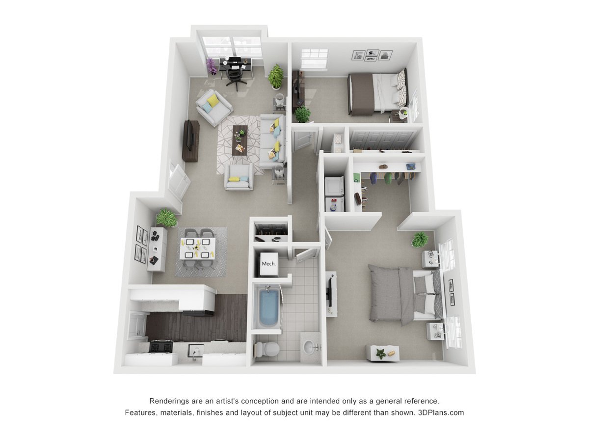 2 Bedrooms 1 Bathroom Apartment for rent at Four Winds Apartments in Fall River, MA