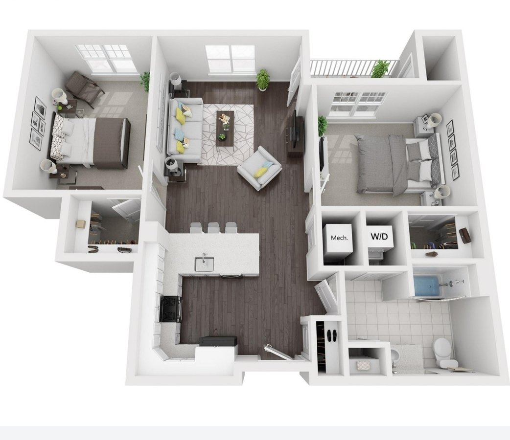 2 Bedrooms 1 Bathroom Apartment for rent at Four Winds Apartments in Fall River, MA