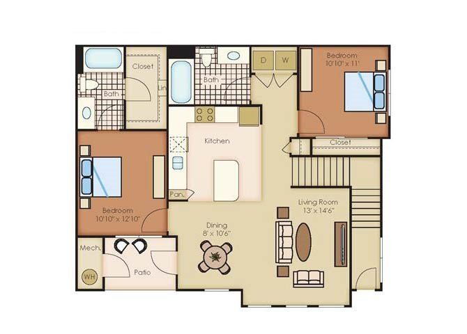 2 Bedrooms 2 Bathrooms Apartment for rent at Outlook Littleton in Littleton, CO