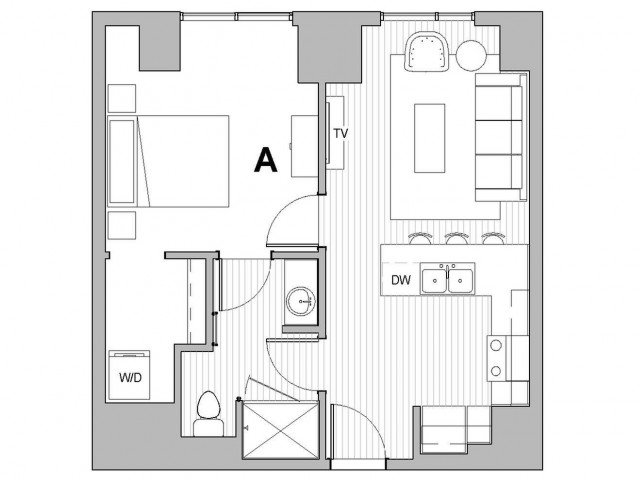 1 Bedroom 1 Bathroom Apartment for rent at The Link Minneapolis Tower in Minneapolis, MN