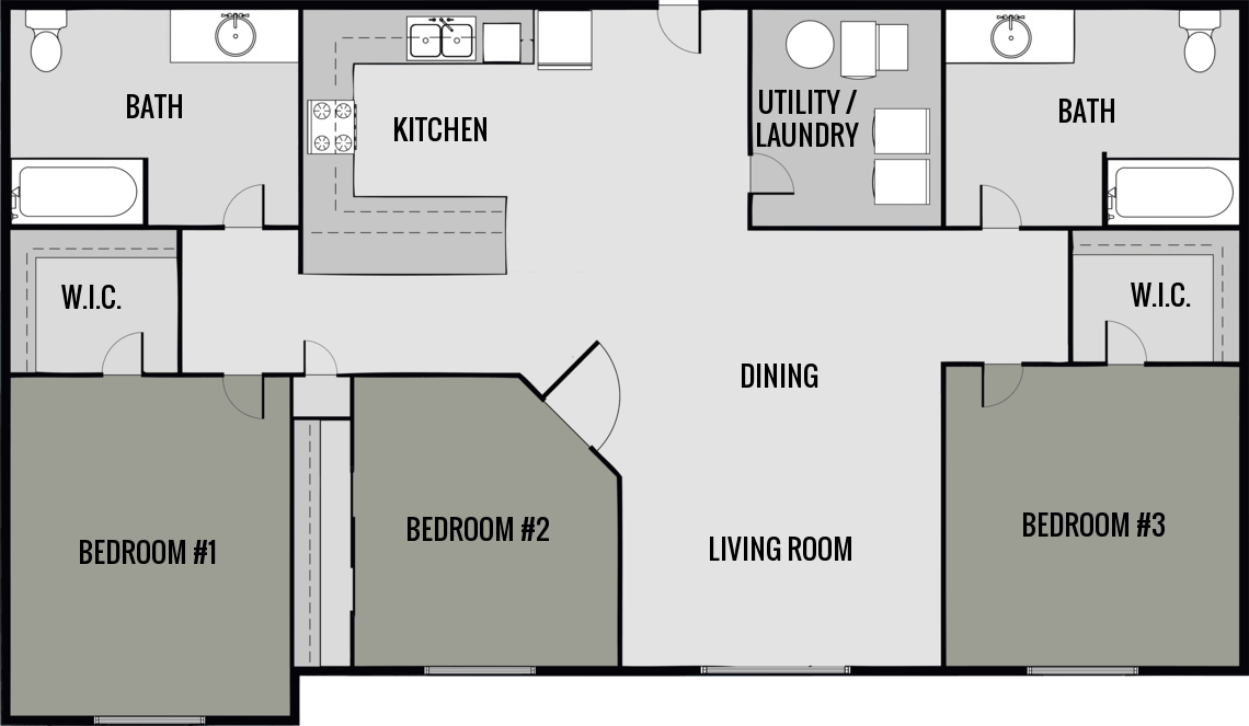 3 Bedrooms 2 Bathrooms Apartment for rent at Union Square in Appleton, WI