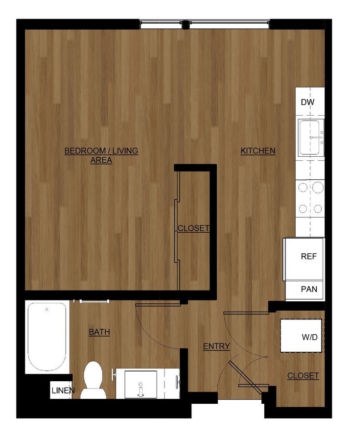 Studio 1 Bathroom Apartment for rent at BLIS in Bainbridge Island, WA