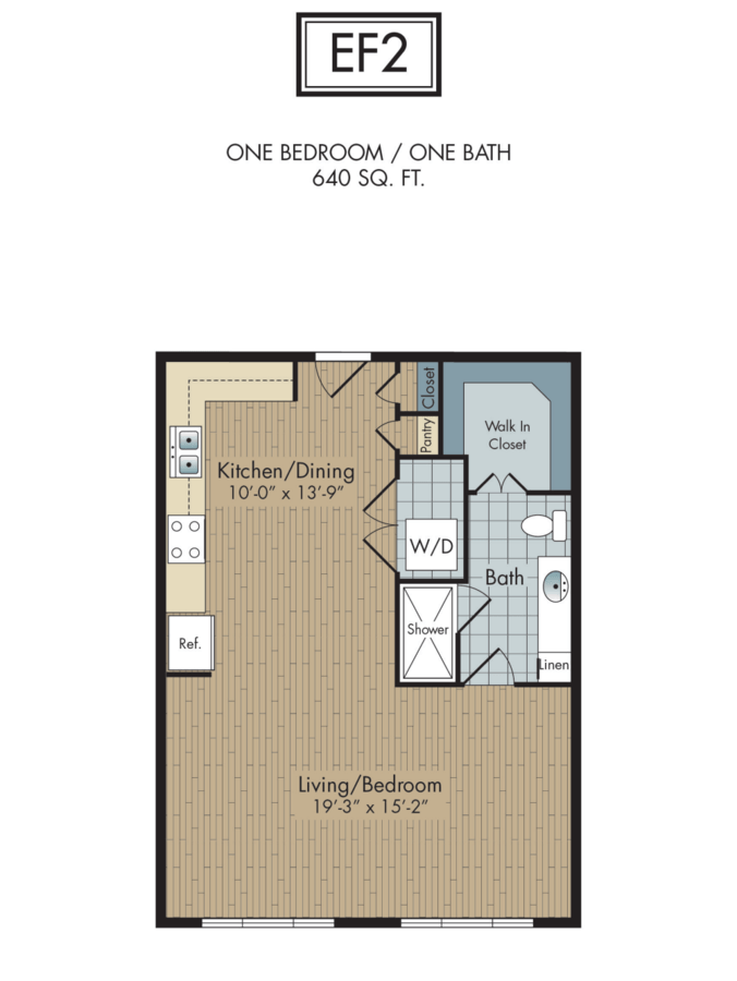 Studio 1 Bathroom Apartment for rent at 2111 Austin in Houston, TX