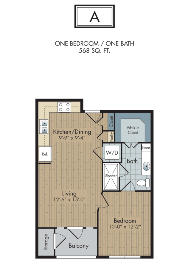 1 Bedroom 1 Bathroom Apartment for rent at 2111 Austin in Houston, TX