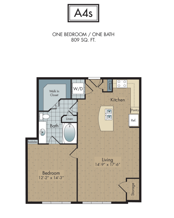 1 Bedroom 1 Bathroom Apartment for rent at 2111 Austin in Houston, TX