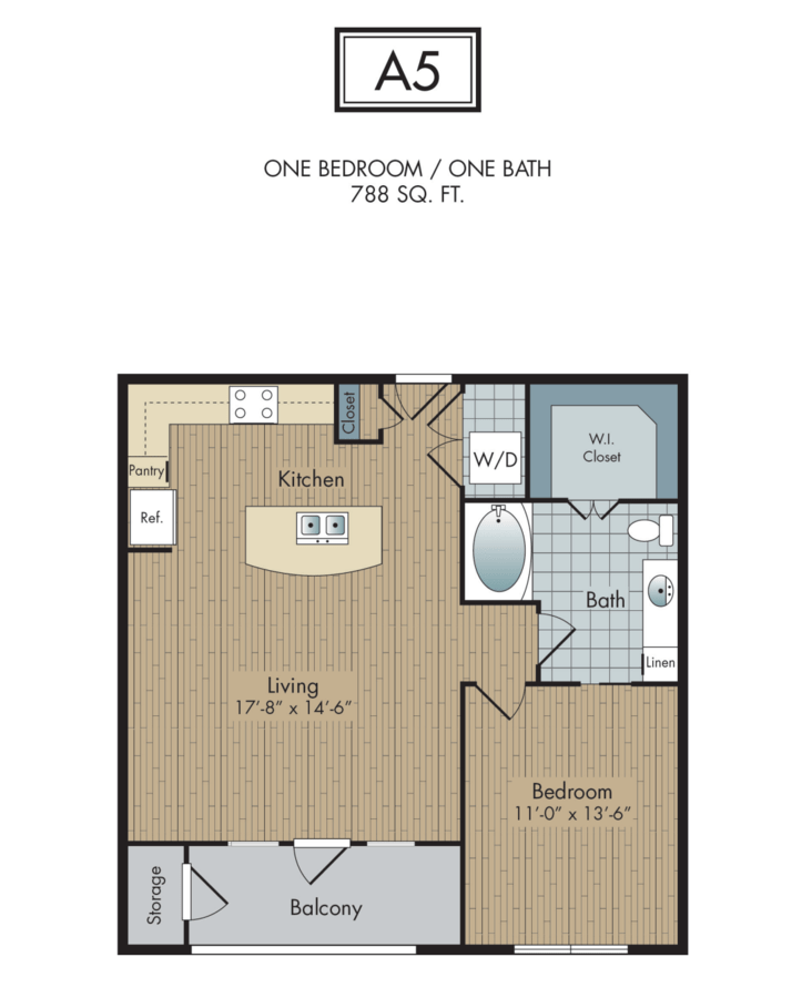 1 Bedroom 1 Bathroom Apartment for rent at 2111 Austin in Houston, TX