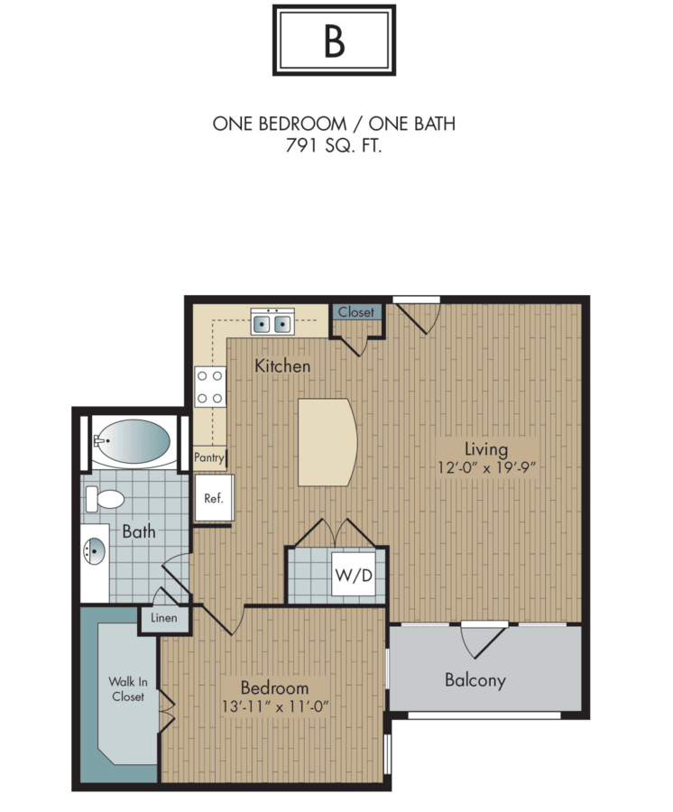 1 Bedroom 1 Bathroom Apartment for rent at 2111 Austin in Houston, TX