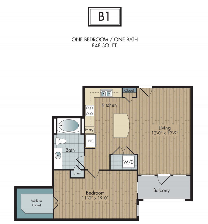 1 Bedroom 1 Bathroom Apartment for rent at 2111 Austin in Houston, TX