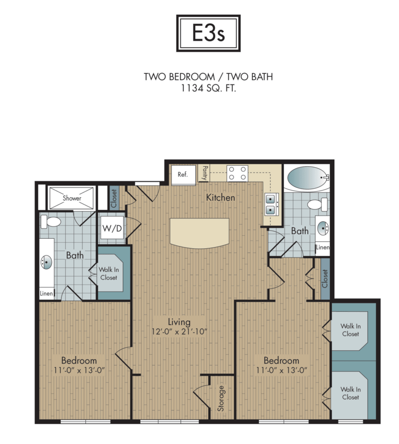 2 Bedrooms 2 Bathrooms Apartment for rent at 2111 Austin in Houston, TX