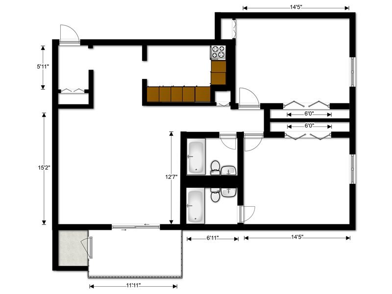 2 Bedrooms 2 Bathrooms Apartment for rent at Laurel Village Apartments in Pittsburgh, PA