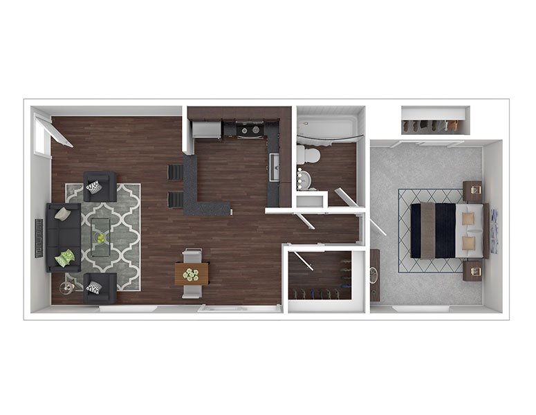 1 Bedroom 1 Bathroom Apartment for rent at Crane Village Apartments in Pittsburgh, PA