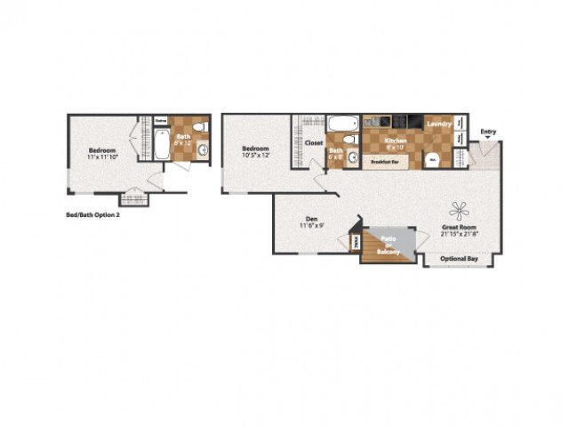 1 Bedroom 1 Bathroom Apartment for rent at Centennial Station in Cincinnati, OH