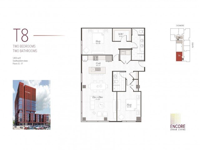 2 Bedrooms 2 Bathrooms Apartment for rent at Encore in Cincinnati, OH