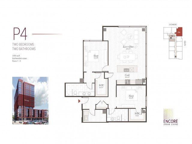 2 Bedrooms 2 Bathrooms Apartment for rent at Encore in Cincinnati, OH