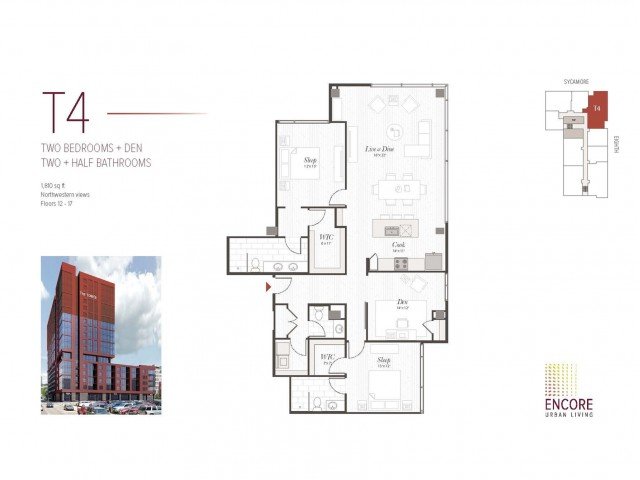 2 Bedrooms 2 Bathrooms Apartment for rent at Encore in Cincinnati, OH