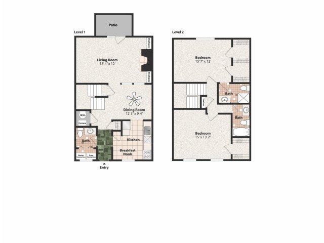 2 Bedrooms 2 Bathrooms Apartment for rent at Olde Montgomery in Cincinnati, OH