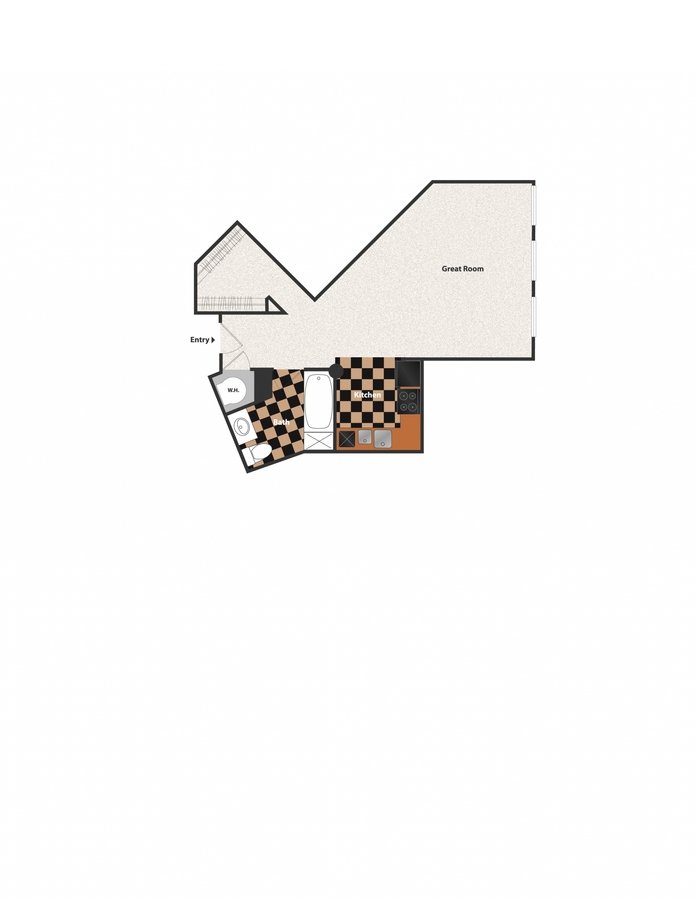 Studio 1 Bathroom Apartment for rent at Sycamore Place in Cincinnati, OH