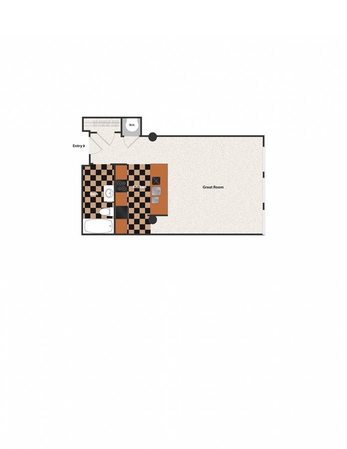Studio 1 Bathroom Apartment for rent at Sycamore Place in Cincinnati, OH