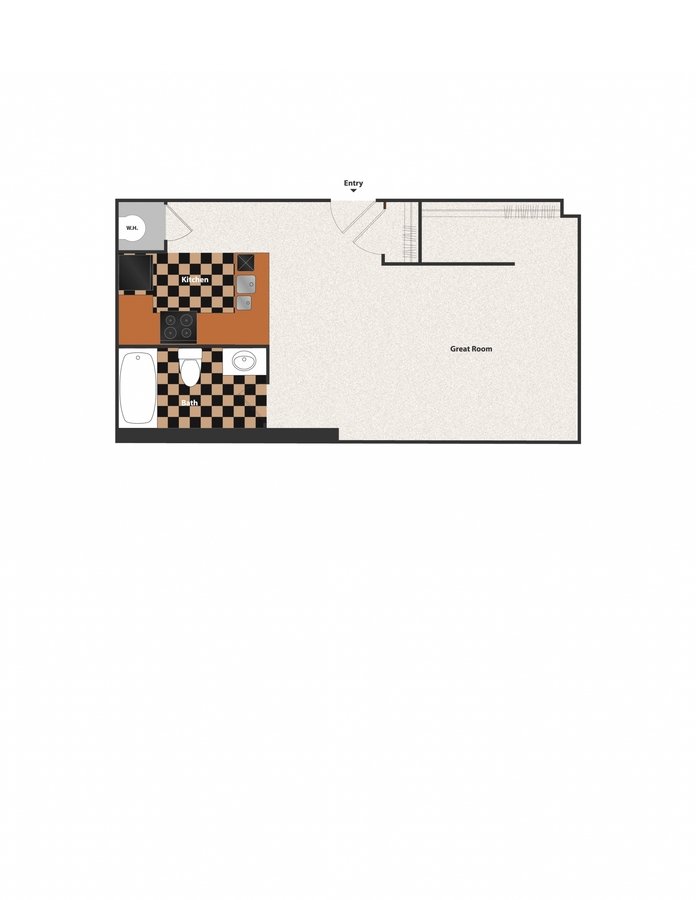 Studio 1 Bathroom Apartment for rent at Sycamore Place in Cincinnati, OH