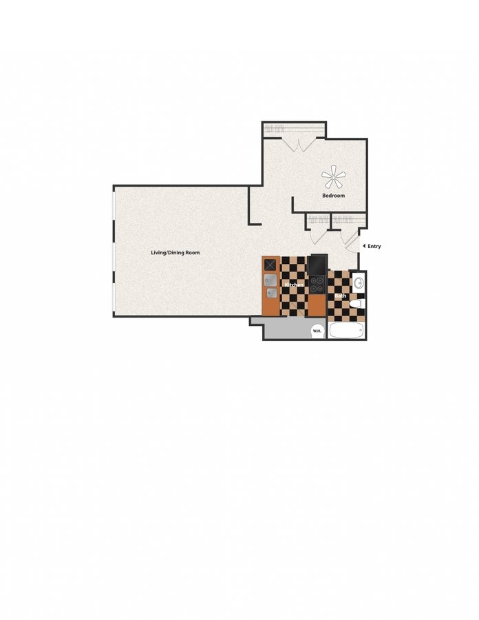 1 Bedroom 1 Bathroom Apartment for rent at Sycamore Place in Cincinnati, OH