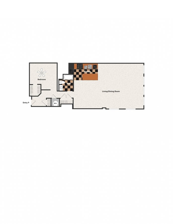1 Bedroom 1 Bathroom Apartment for rent at Sycamore Place in Cincinnati, OH