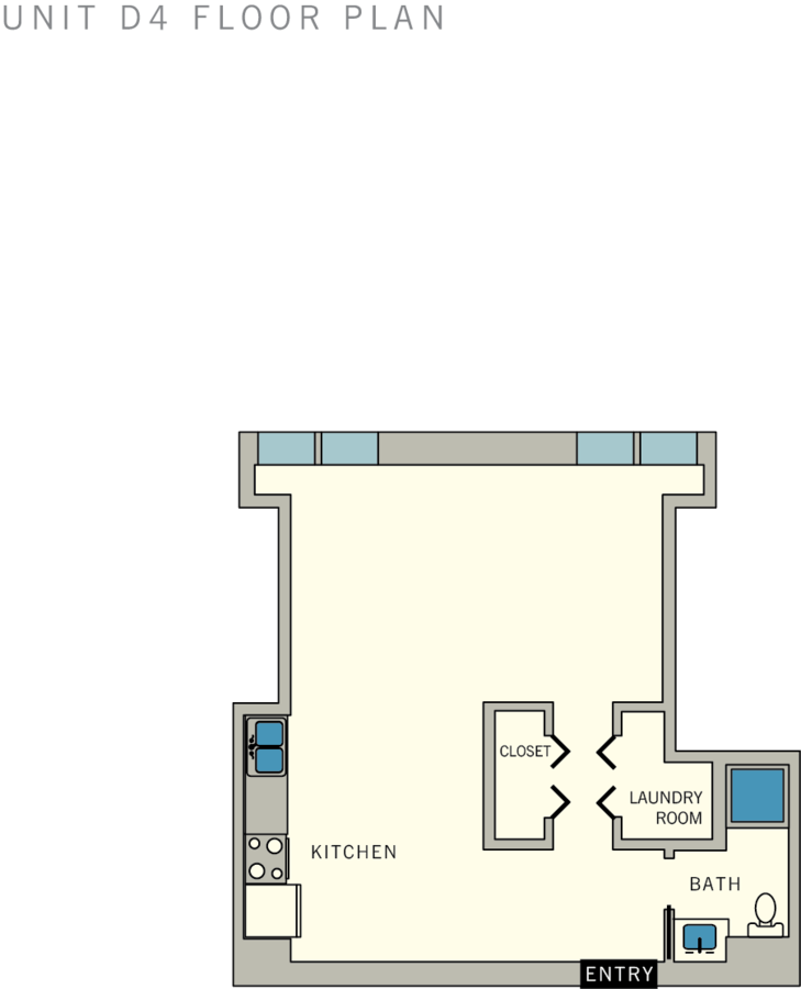 Studio 1 Bathroom Apartment for rent at Aviator at Brooks in San Antonio, TX