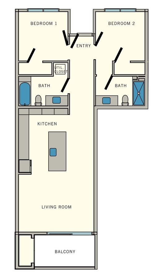 2 Bedrooms 2 Bathrooms Apartment for rent at Aviator at Brooks in San Antonio, TX