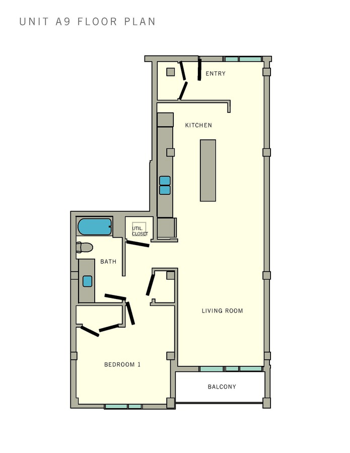 1 Bedroom 1 Bathroom Apartment for rent at Aviator at Brooks in San Antonio, TX