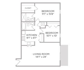 2 Bedrooms 2 Bathrooms Apartment for rent at Village of Coldstream in Cincinnati, OH
