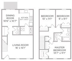 3 Bedrooms 2 Bathrooms Apartment for rent at Village of Coldstream in Cincinnati, OH