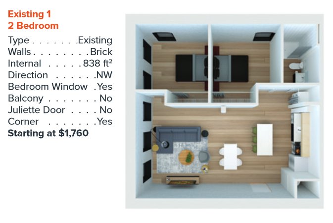 2 Bedrooms 1 Bathroom Apartment for rent at 150 North 3Rd Street in Columbus, OH