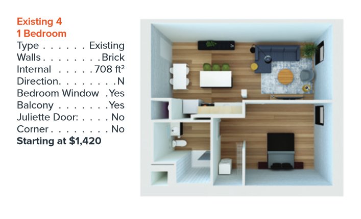 1 Bedroom 1 Bathroom Apartment for rent at 150 North 3Rd Street in Columbus, OH