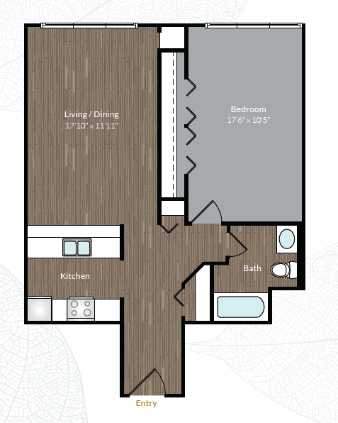 1 Bedroom 1 Bathroom Apartment for rent at Country Club Towers And Gardens in Denver, CO