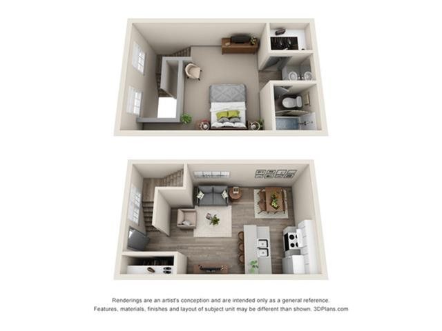 1 Bedroom 1 Bathroom Apartment for rent at The Eclipse in Indianapolis, IN