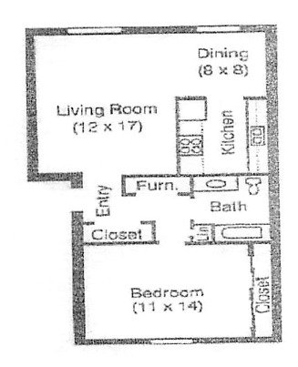1 Bedroom 1 Bathroom Apartment for rent at Covington Square Apartments in Indianapolis, IN