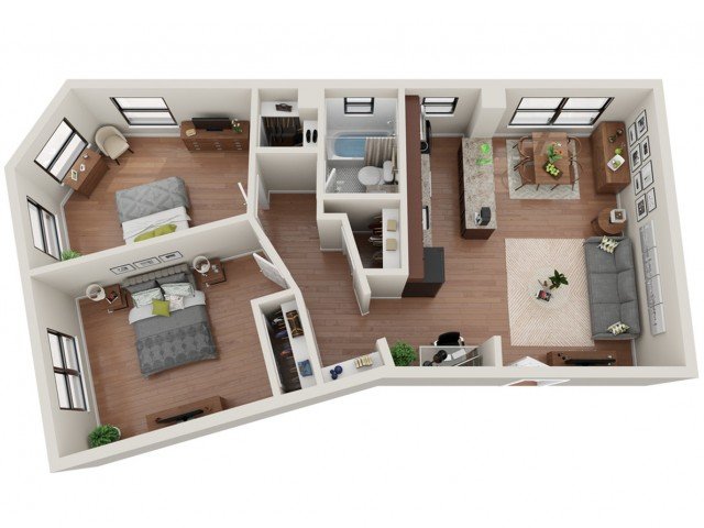2 Bedrooms 1 Bathroom Apartment for rent at Convent Gardens in St Louis, MO